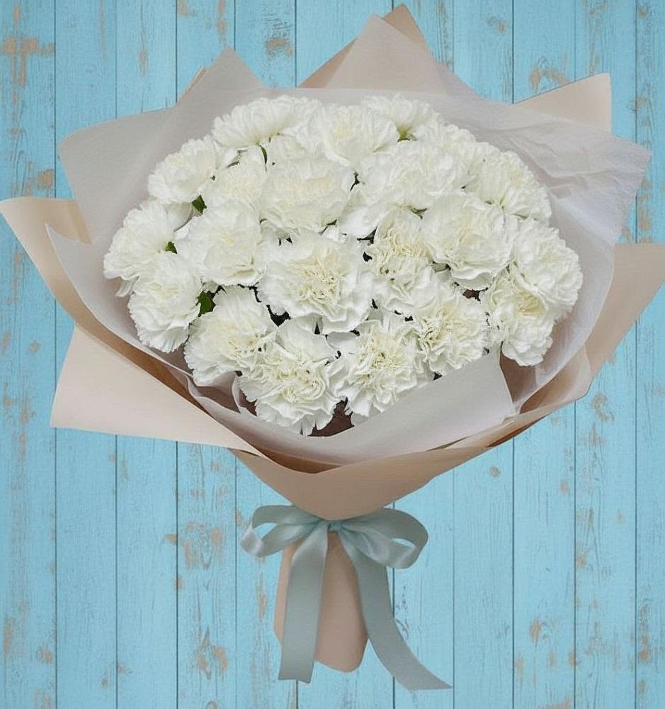 Букет цветов из: Гвоздики в Пионерский Ханты-Мансиский АО