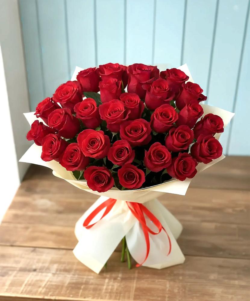 Букет 29 Красных роз в Пионерский Ханты-Мансиский АО