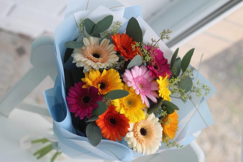 Букет цветов из: Герберы в Пионерский Ханты-Мансиский АО