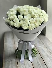 Букет 35 Белых роз в Пионерский Ханты-Мансиский АО