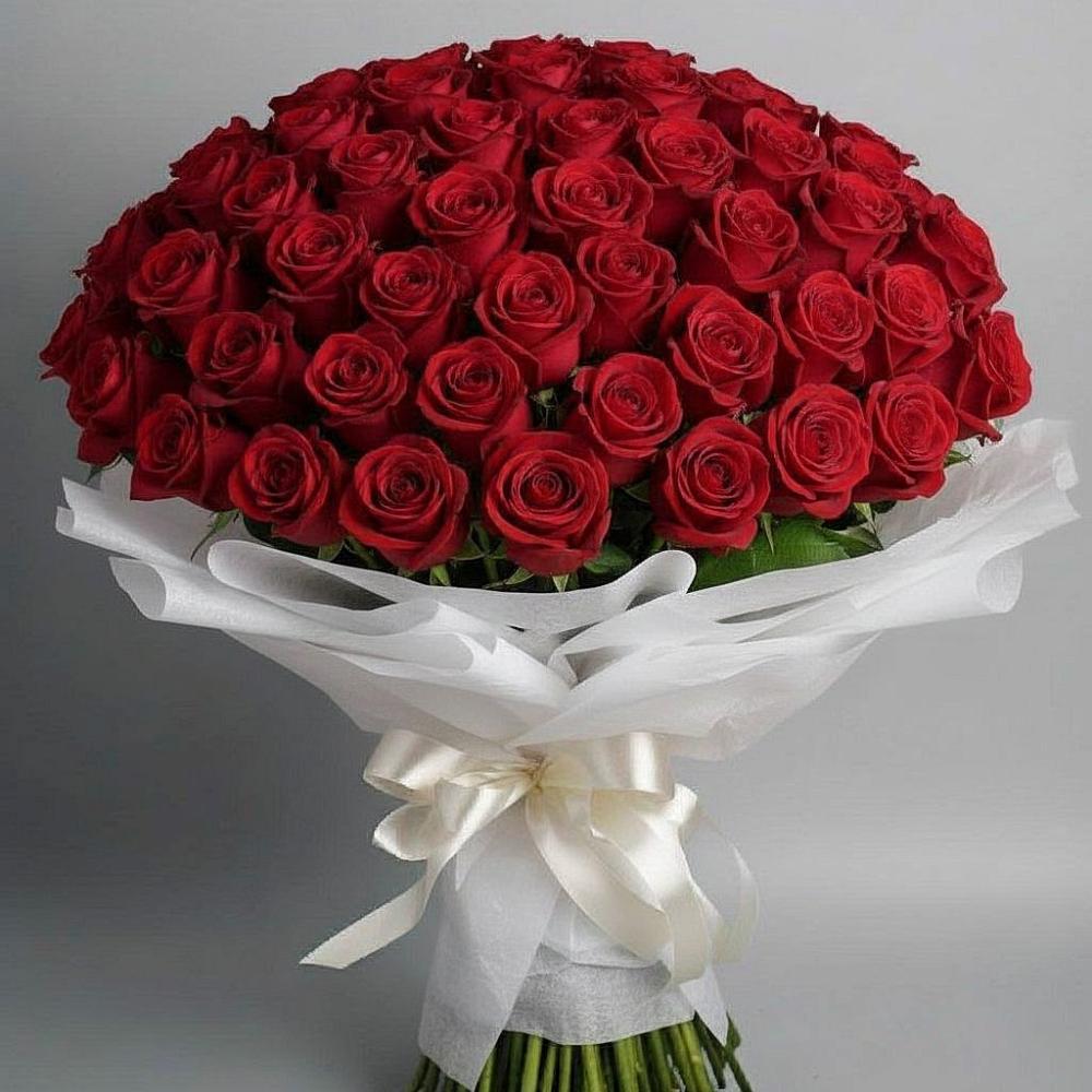 Букет 101 Красная роза Блэк Мэджик в Пионерский Ханты-Мансиский АО