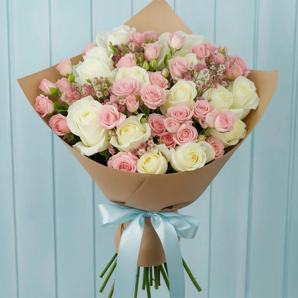 Букет цветов из: Розы в Пионерский Ханты-Мансиский АО