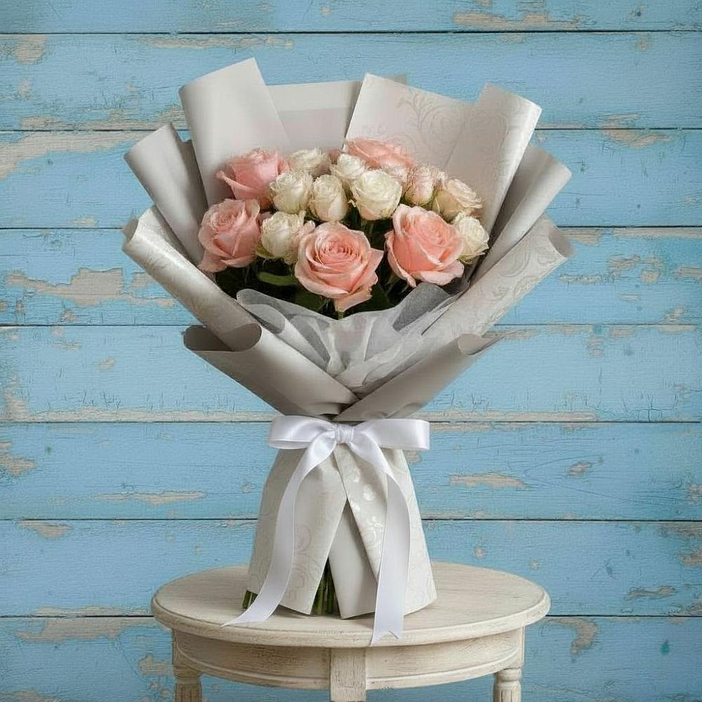 Букет цветов из: Розы в Пионерский Ханты-Мансиский АО