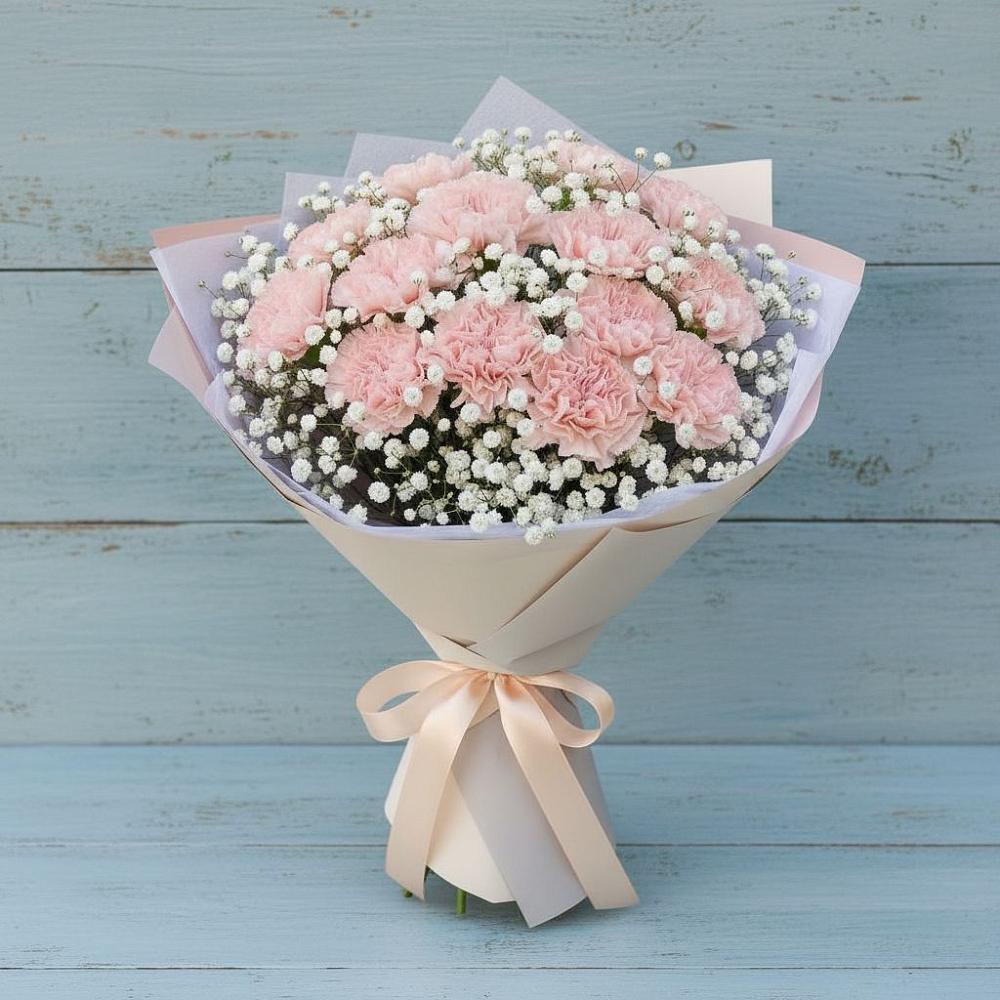 Букет цветов из: Гвоздики в Пионерский Ханты-Мансиский АО