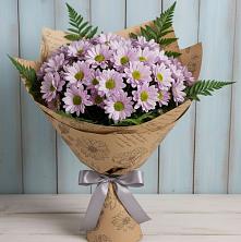 Букет цветов из:  Хризантемы в Пионерский Ханты-Мансиский АО