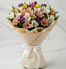 Букет цветов из:  Альстромерии в Пионерский Ханты-Мансиский АО