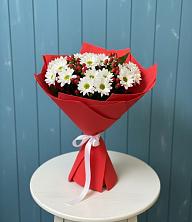 Букет цветов из:  Хризантемы в Пионерский Ханты-Мансиский АО