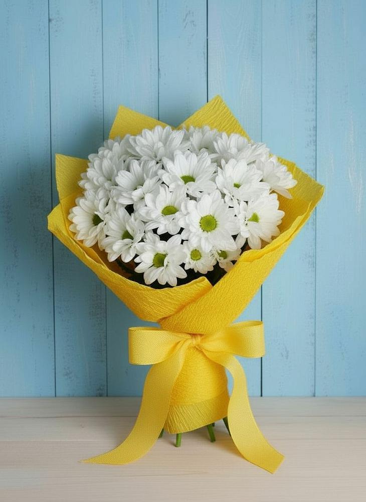 Букет цветов из: Хризантемы в Пионерский Ханты-Мансиский АО