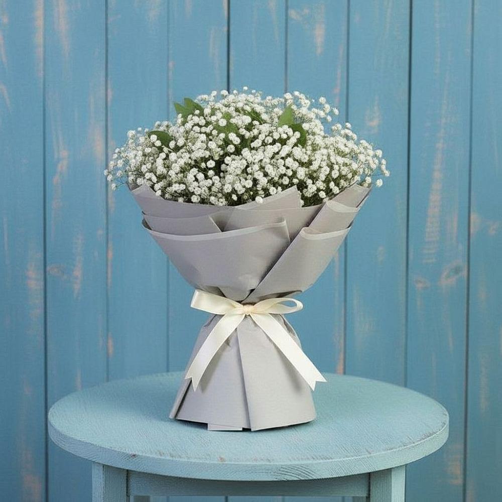 Букет цветов из: Гипсофила в Пионерский Ханты-Мансиский АО