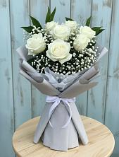 Букет цветов из:  Розы в Пионерский Ханты-Мансиский АО