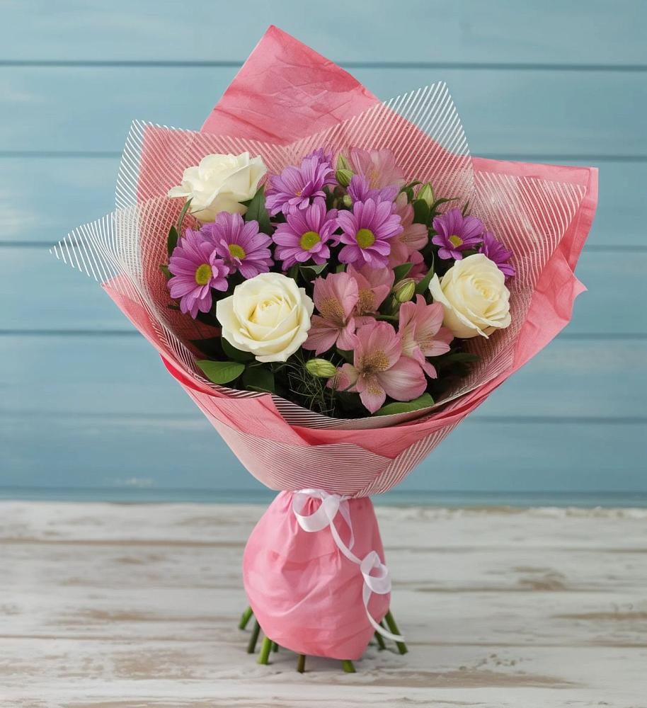 Букет цветов из: Герберы в Пионерский Ханты-Мансиский АО