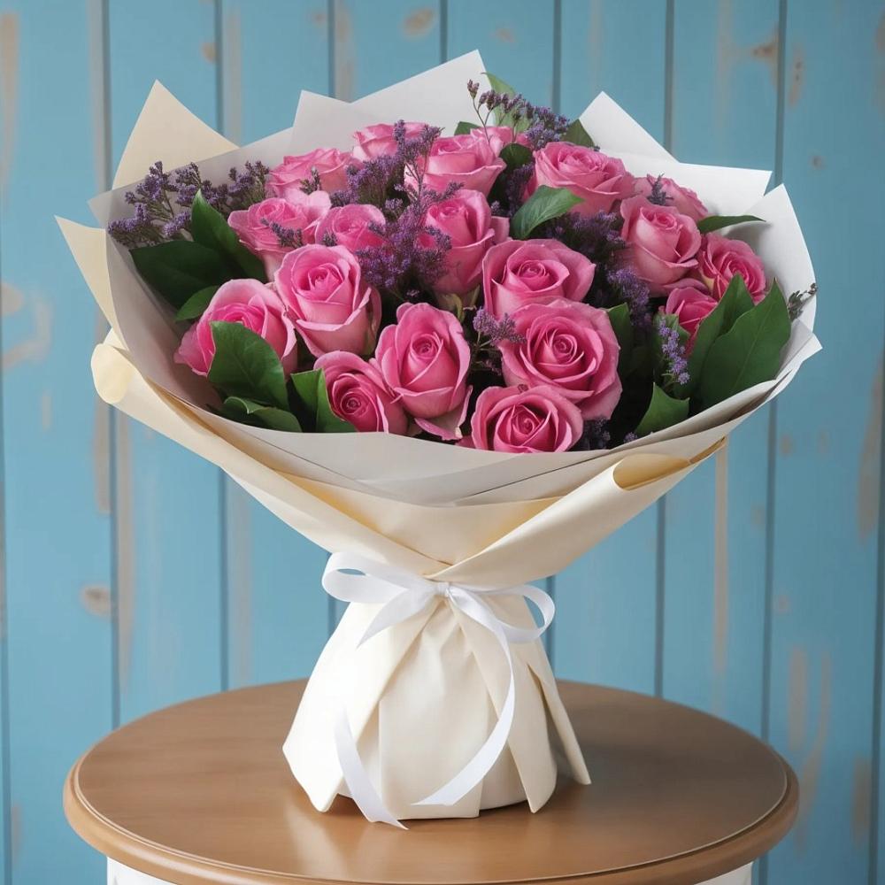 Букет цветов из: Розы в Пионерский Ханты-Мансиский АО