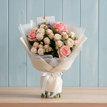 Букет цветов из:  Розы #REPLACE_PRED# Пионерский Ханты-Мансиский АО