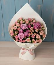 Букет цветов из:  Розы #REPLACE_PRED# Пионерский Ханты-Мансиский АО