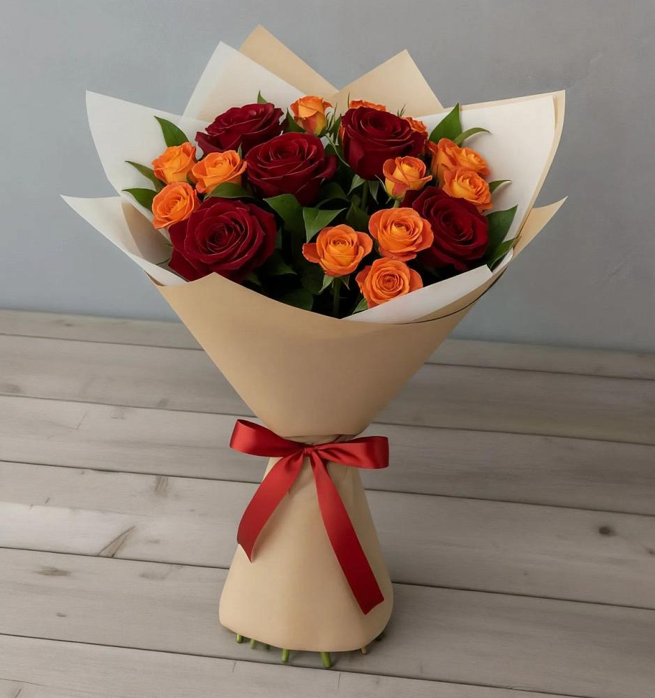 Букет Любовь и восторг в Пионерский Ханты-Мансиский АО